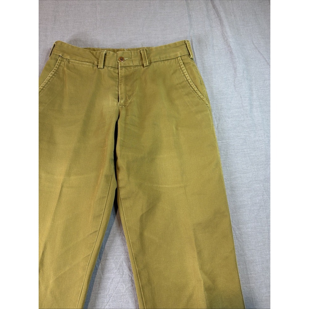 Bills Khakis Chino Pant Beige Style 6998 M3 Straight Leg Thick Cotton Mens 30x32 - Picture 4 of 11
